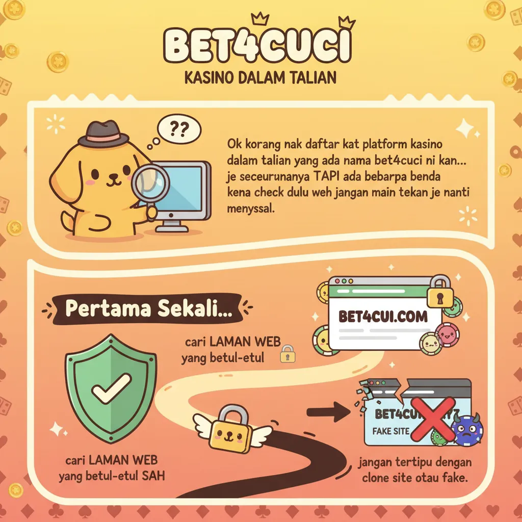 Panduan Daftar bet4cuci di Platform Kasino Dalam Talian