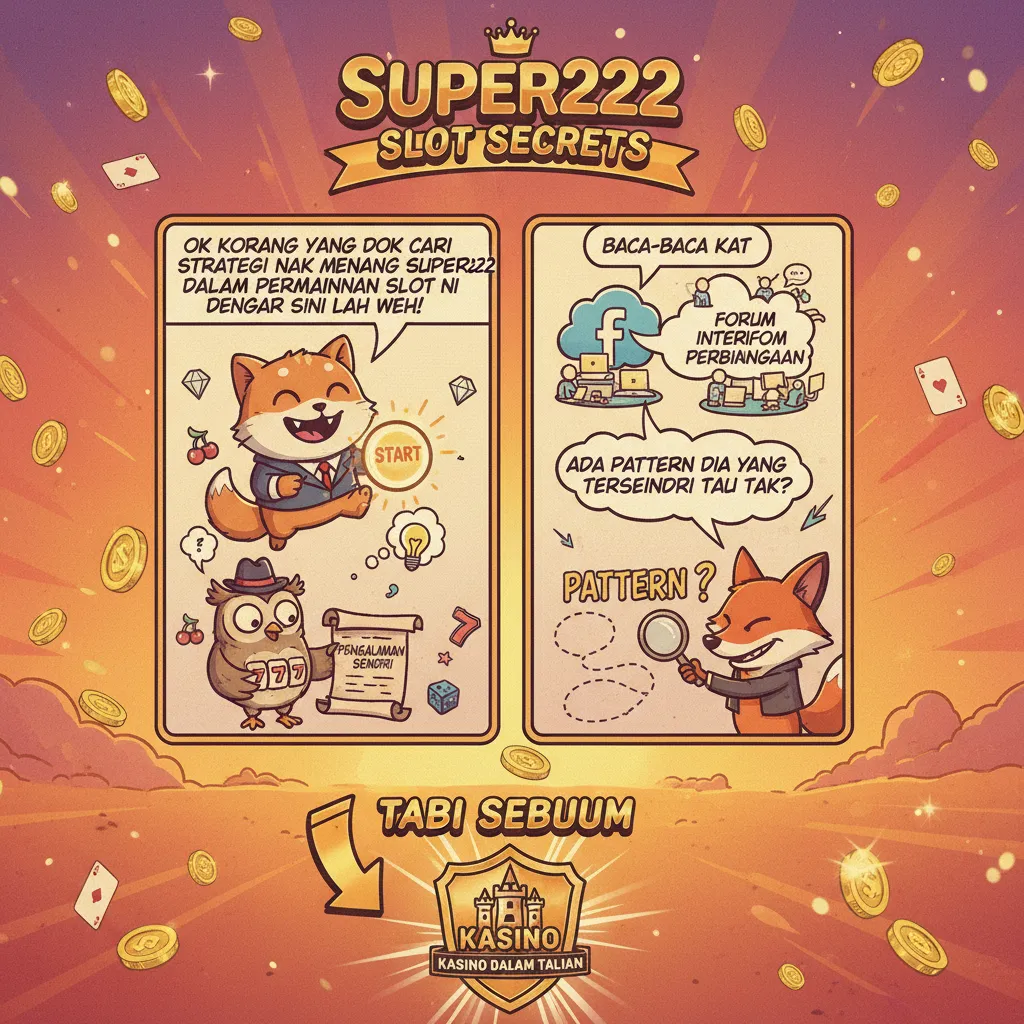 Strategi Menang Super222 dalam Permainan Slot